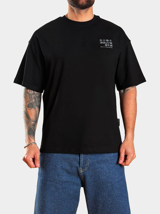 3Guys T-Shirt Black