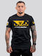 T-shirt Black/yellow BB-000094-BY
