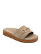 Sandale Casual Damă Flatforme Bej