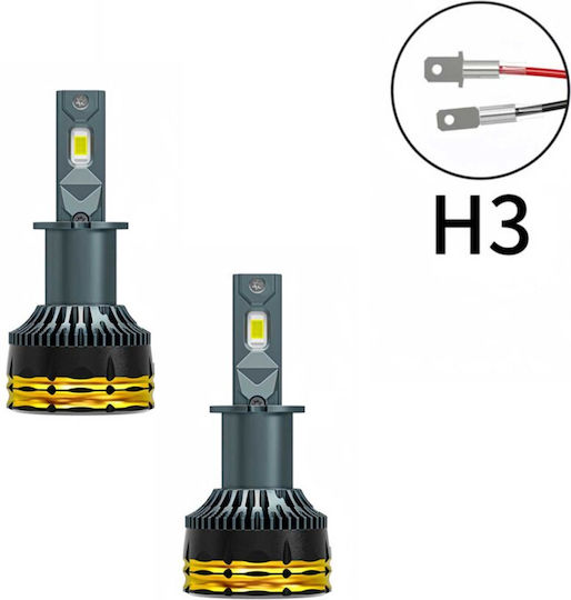 Car Lamp H3 LED 6500K Cold White 12-24V 140W