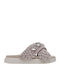 Women's Gray Flat Sandals