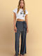 Attrattivo Damenhose Gestreift Blaue