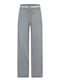 Women's Fabric Trousers with Rubber Band Gray