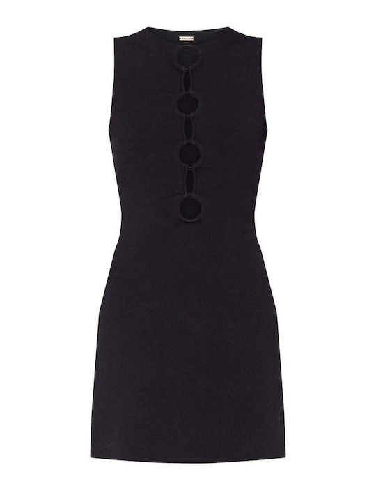 Cult Gaia Πλεκτό Φόρεμα Βραδινό Black