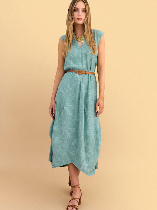 attrattivo Maxi Dress for Wedding - Christening Green | Skroutz.mt