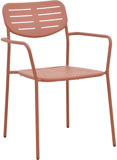 Καρέκλα Deraby Terracotta 56x45.5x83εκ.