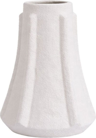 Espiel Decorative Ceramic White Vase 17x17xH23.5cm