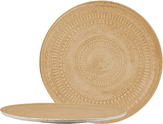 Espiel Πιατο Ρηχο Πιάτο Ρηχό Καφέ με Διάμετρο 27.3cm 6τμχ