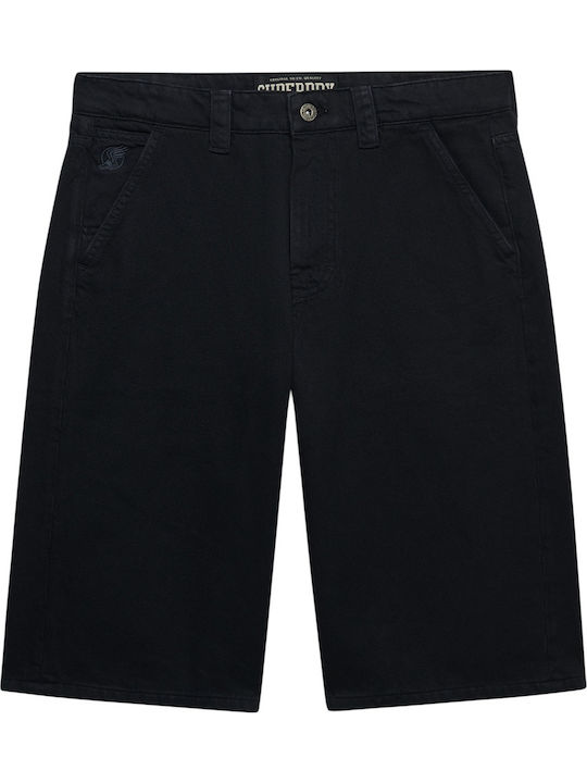 Superdry M D2 Ανδρική Βερμούδα Μαύρη