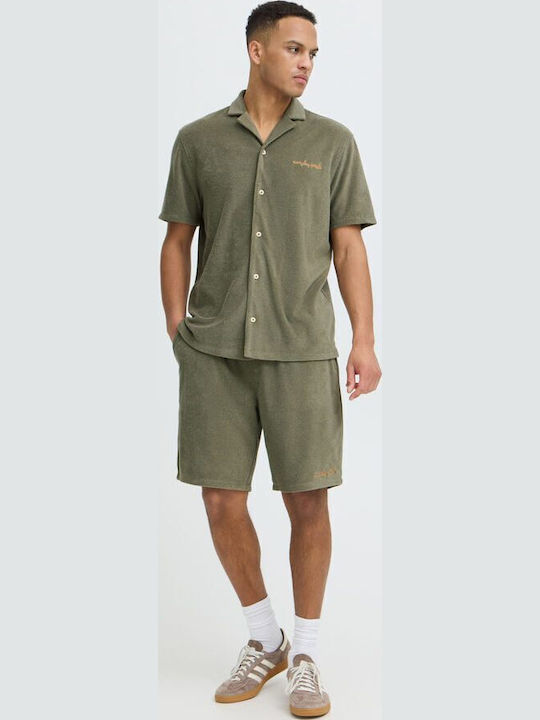 Blend Ανδρική Βερμούδα Chino Green