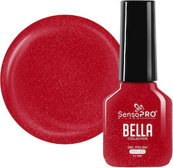 SensoPro Bella Gel Nail Polish Red Glint 7ml