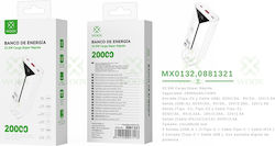 Woox MX0132 20000mAh 22.5W Бяла Външна Батерия Woox MX0132 20000mAh 22.5W Бяла Външна Батерия