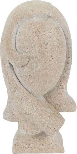 Figure Woman Polyresin Beige 14x12x26.8cm