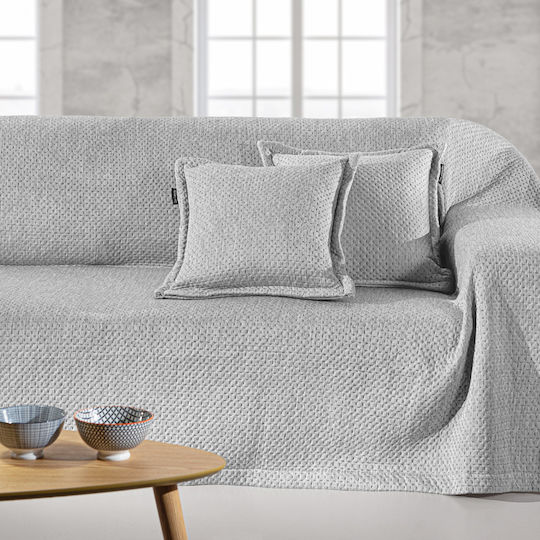 Guy Laroche Cooling Покривка За Двуместен Диван 170x250см Сребриста