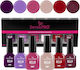 Set 6 Bella Semi-permanent Nail Polishes Sensop...