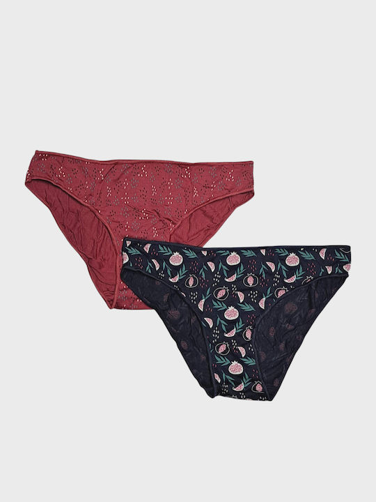 Walk Bamboo Women's Briefs 2Pack Multicolor