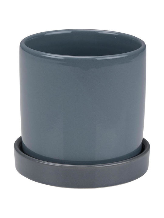 Pflanzentöpfe Keramik Blau 10,5x11cm