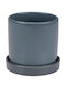 Pflanzentöpfe Keramik Blau 10,5x11cm