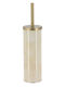 Metallic Toilet Brush Beige
