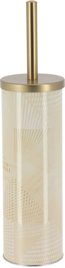 Metallic Toilet Brush Beige
