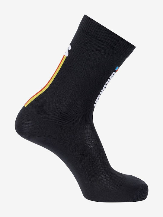 Salomon Pulse Race Flag Running Κάλτσες Μαύρες 1 Ζεύγος