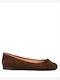 Women's Ballerina Shoes in Brown Colour