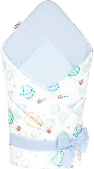 Bocioland Nursery Swaddling Cotton Blue Blanket 80x80cm