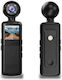 GET-ACTION-CAMERA-180 Action Camera HD (720p) με Οθόνη Μαύρη