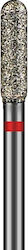 Red Cylindrical Diamond Nail Drill Bit Luxorise