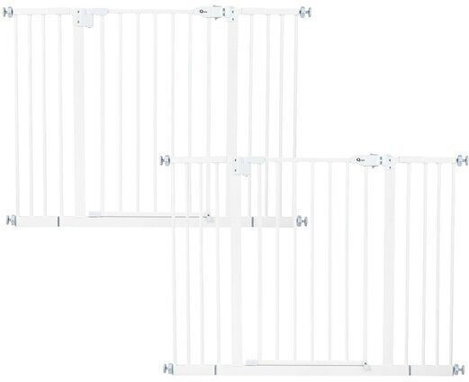 Qmini Set de Protecții din Metal de Culoare Albă 2 Bucăți