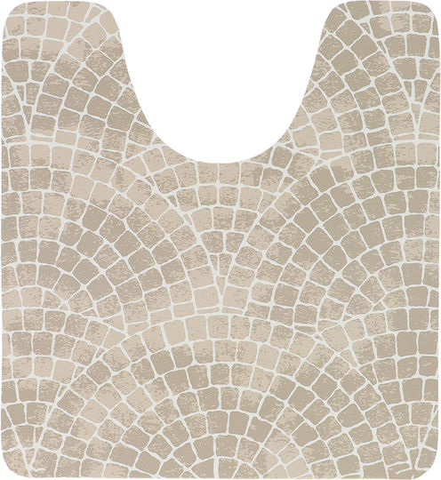 Αντιολισθητικό Πατάκι Μπάνιου Λεκάνης T-d Beige 7612817 Μπεζ 45x50εκ.