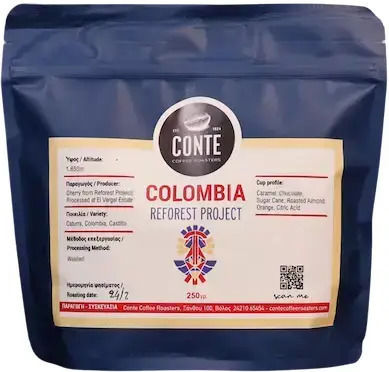 Conte a Paris Кафе Еспресо Колумбия Зърна 250gr
