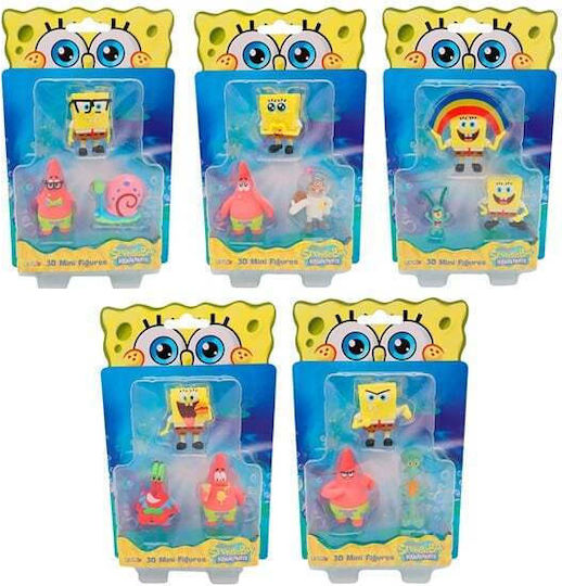 Just Toys Παιχνίδι Μινιατούρα Μπομπ Σφουγγαράκης (Διάφορα Σχέδια)