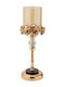 Metal Candle Holder in Gold Colour 39cm