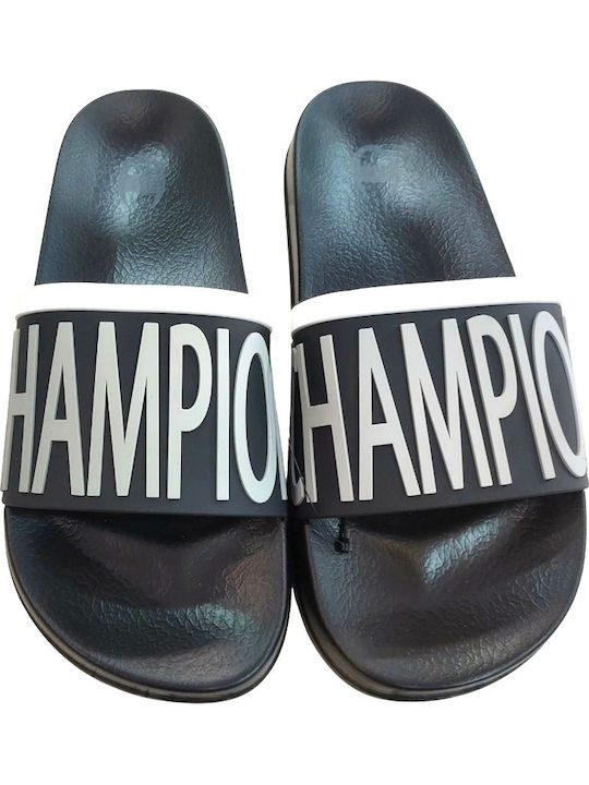 Champion All American Ανδρικά Slides Μαύρα