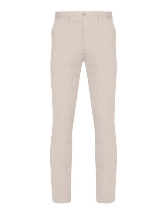 Boss Παντελόνι Chino σε Slim Εφαρμογή Μπεζ