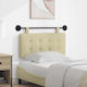 vidaXL Leather Bed Headboard Pillow 90x55cm