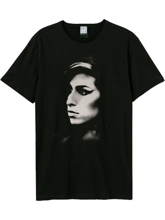 Amplified Amy Winehouse T-shirt Tonal Pose Unisex Zave210p753-blk