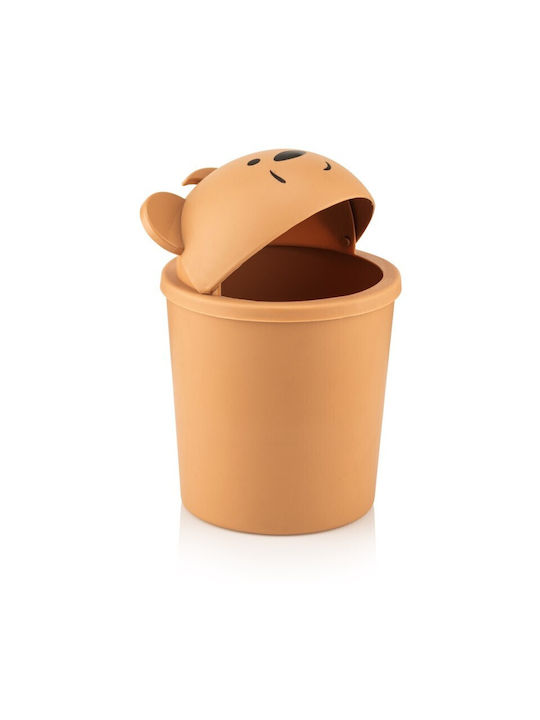 Кош За Боклук С Люлеещ Капак Пластмасов Дизайн Hippo 1.5l 13x21cm Viosarp