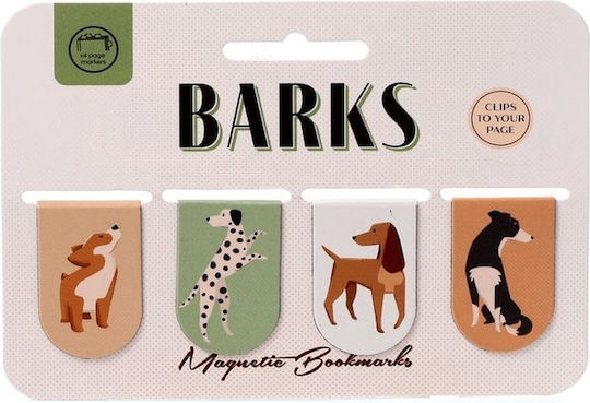 Μαγνητικοί Σελιδοδείκτες Barks Dog 4τμχ Puckator