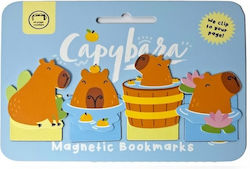 Μαγνητικοί Σελιδοδείκτες Capybara 4τμχ Puckator