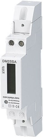 Eurolamp Instrument De Măsurare Panou Electric Digital Șină Monofazat 147-02064