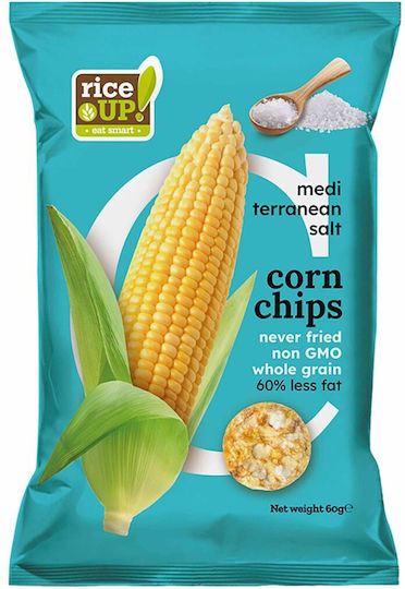Rice Up Chipsuri de Porumb Sare de Mare 60g