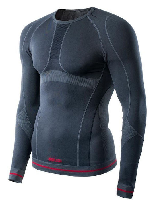 Brugi Thermoactive Tricou Termic Pentru Bărbați Negru