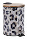 Metallic Bathroom Bin Soft Close 3l Ecru