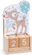 Taufgeschenke Holz Kalender Elch H964 Taufgeschenke Kouteta