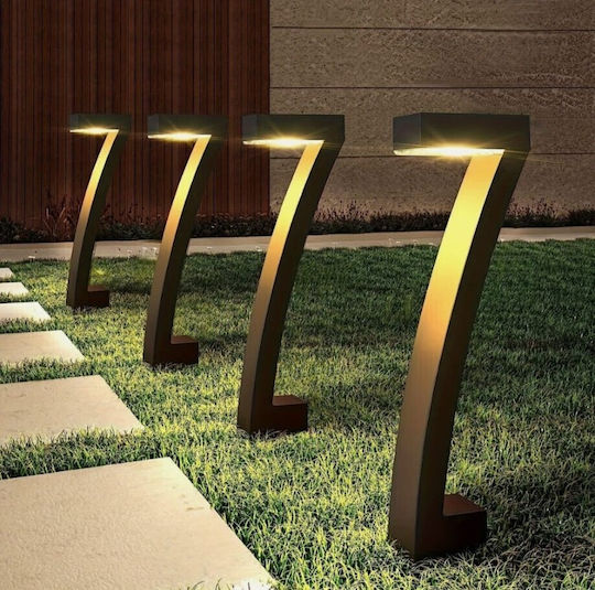 Set 4 Lampi Solare cu Lumină Albă Caldă 45x11x4cm