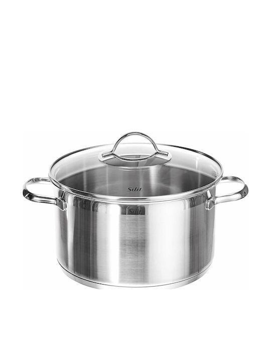 Silit Rostfreier Stahl Marmite Topf 5,6l / 24cm