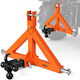 Vevor 3 Point Trailer Hitch 50.8 Mm Receiver 3 Pt Quick Hitch Attachment 3 Trailer Balls Tractor Tow Drawbar Adapter Category 1 Kubota Mahindra Ford Yanmar John Deere Massey Ferguson