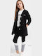 Kids Sweatshirt Cardigan Black